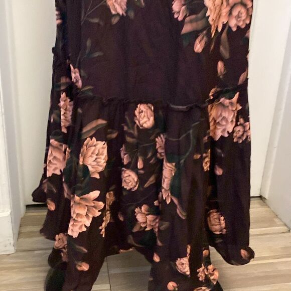 Johanna Ortiz x H&M Pink Ruffled midi dress, M - Picture 11 of 13